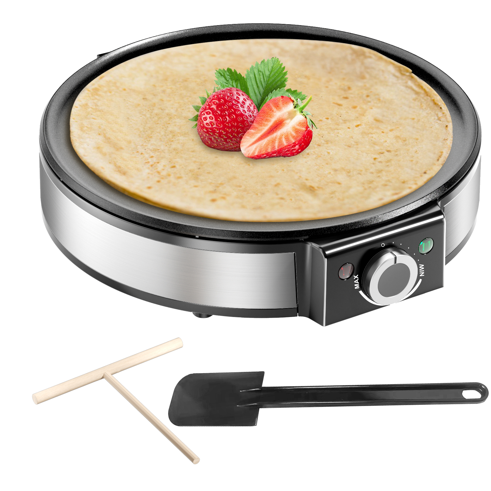 Electric Crepe Maker 1200W, Non-Stick
