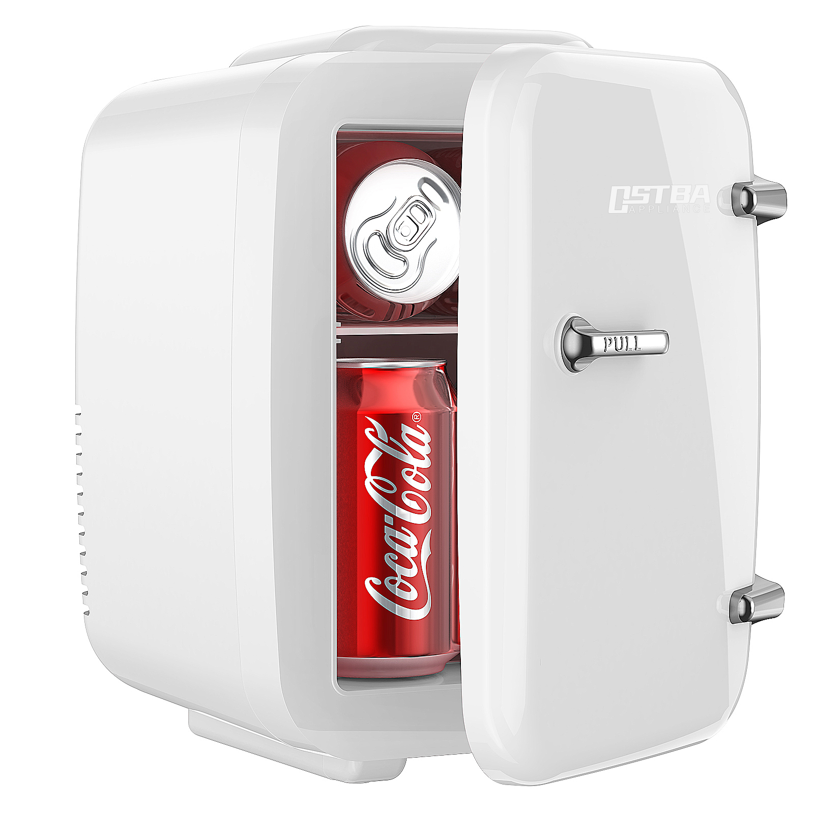 4L Mini Fridge for Bedroom, Beverage, Office, White