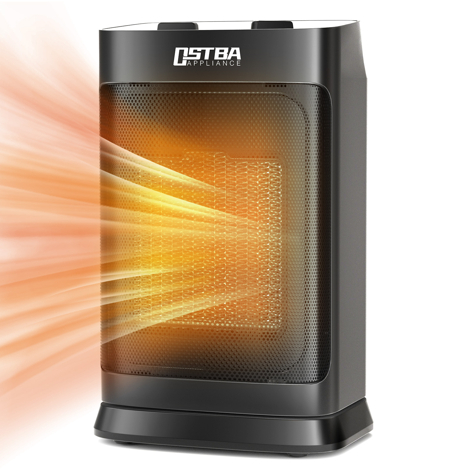 Electric Heater 1500w, Ceramic Heater, Portable, 70° Oscillation